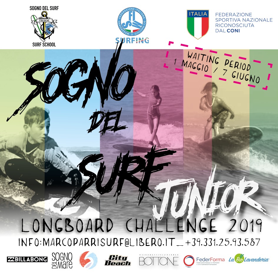 locandina sogno del surf junior challenge