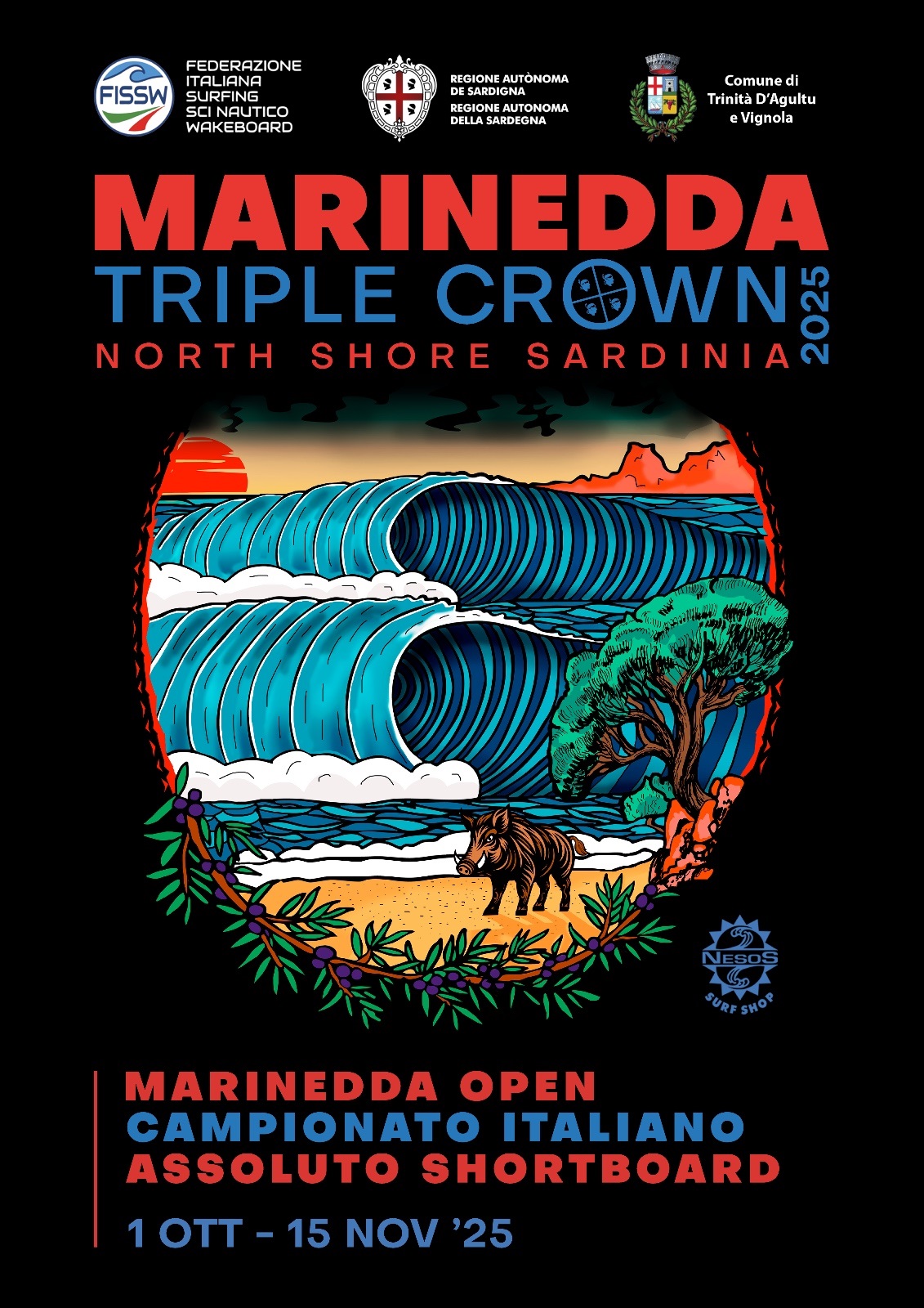 locandina marinedda open campionato italiano assoluyo short body 2025