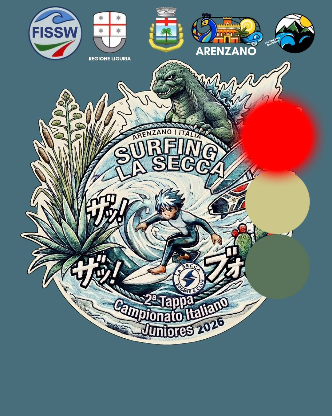 locandina-surfing-la-secca-arenzano-2026-rosso